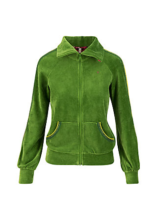 Workout Jacket charming turtle, yarn green, Zip jackets, Green