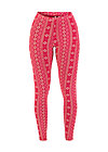 Cotton Leggings do it my way, perfect in every way, Leggings, Red