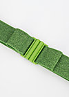 Waist belt glitter friends elastic, green sparkle, Accessoires, Green