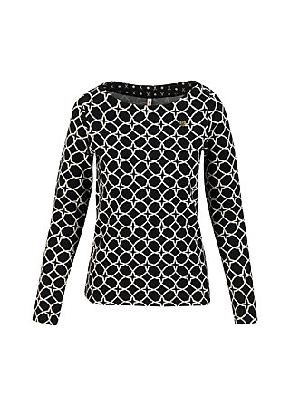 Longsleeve my cosy valentine, black beauty circle, Shirts, Schwarz