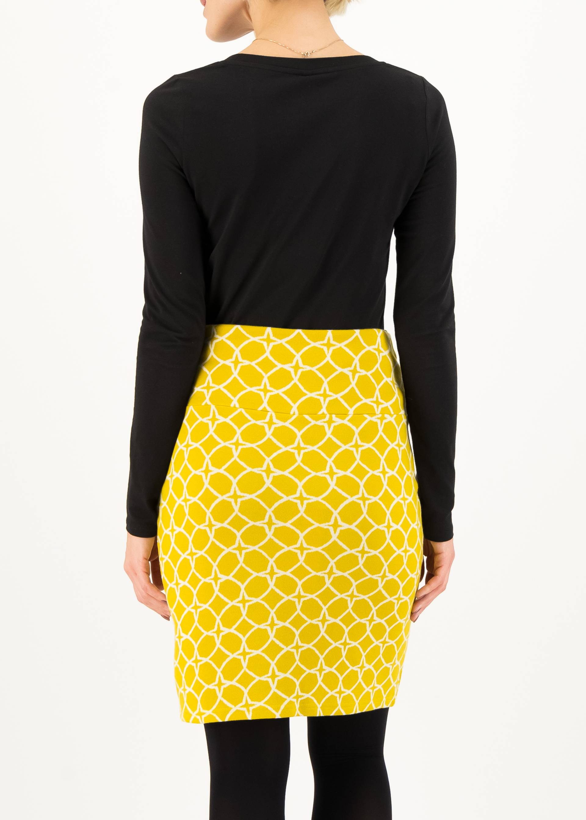 Bleistiftrock straight pencil, golden ski circle, R&ouml;cke, Gelb