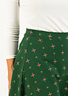 Circle Skirt supercalifragil, folk stich, Skirts, Green