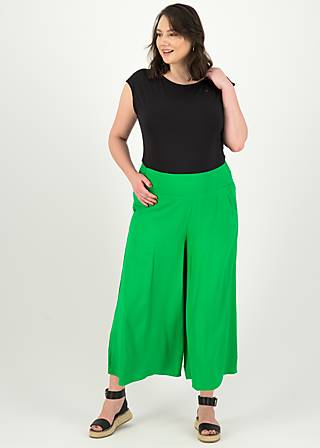 Culotte in fully bloom, joyful green, Hosen, Gr&uuml;n