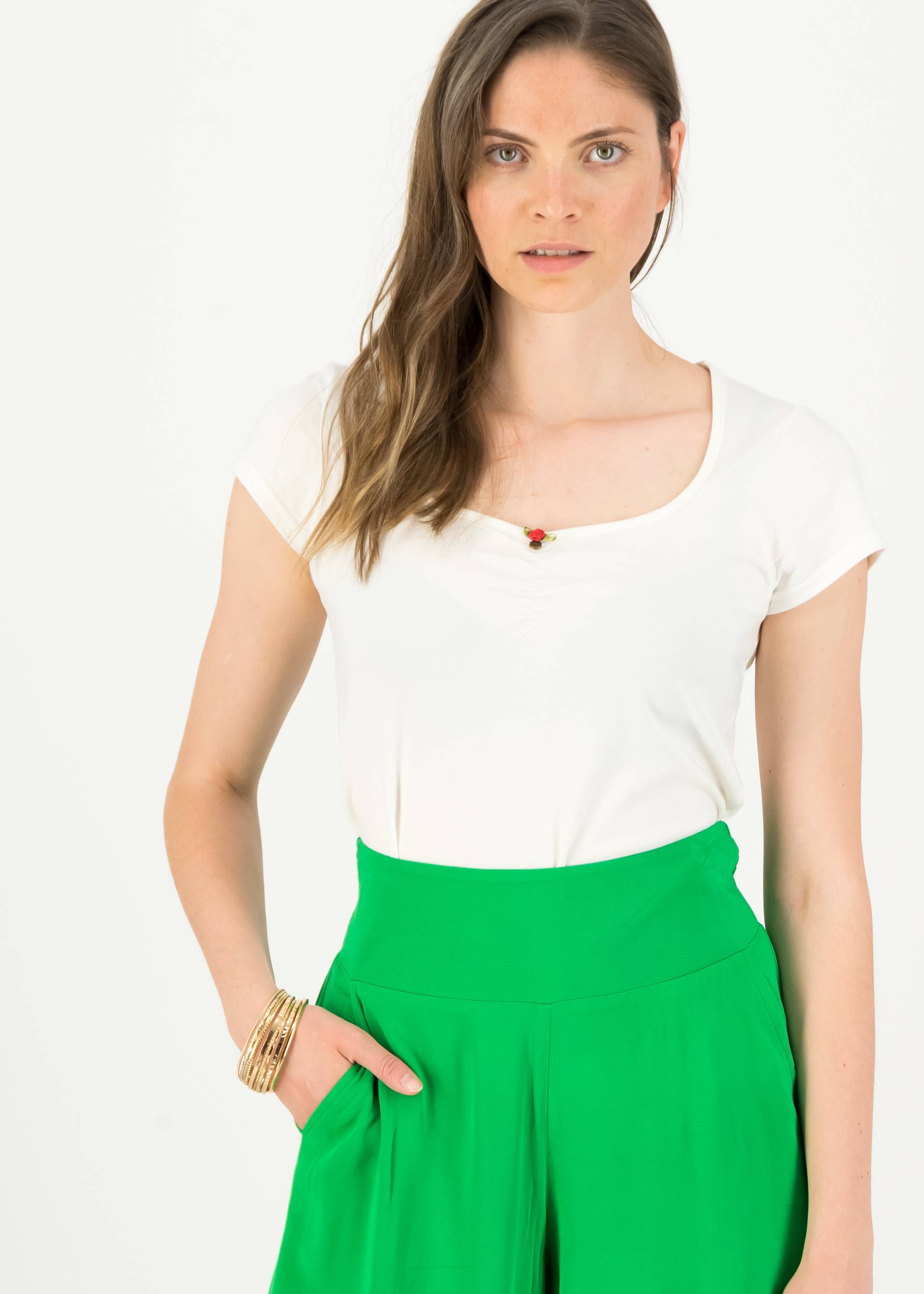 Culotte in fully bloom, joyful green, Hosen, Gr&uuml;n