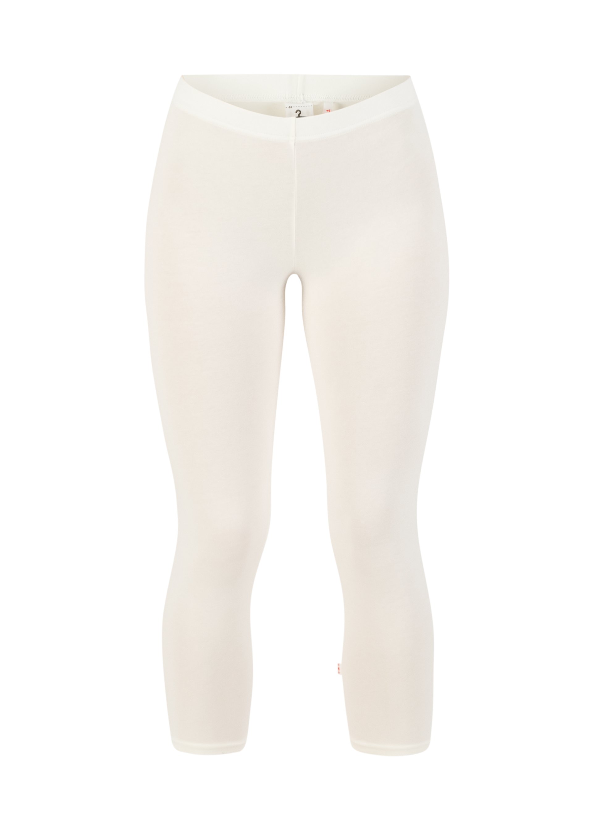 logo 3/4 leggings, essential white, Leggings, Weiß