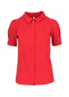 Shirt logo blouse, strong red, Tops, Red