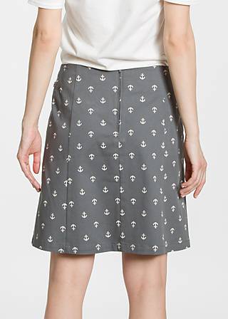 Minirock wer Liebe sät Skirt, be my anchor, Röcke, Schwarz