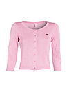 logo knit 3/4 sleeve cardigan, tender rose, Knitted Jumpers & Cardigans, Pink