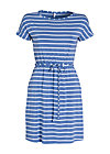 logo shortsleeve dress, blue stripes, Dresses, Blue