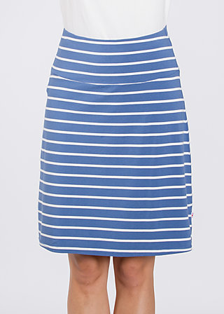 logo skirt, blue stripes, Röcke, Blau