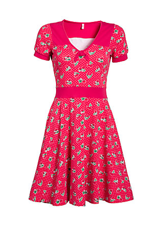 Jerseykleid wings of spring, carries cherries, Kleider, Rot