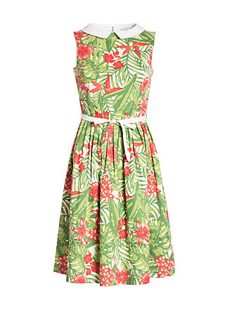 Cotton Dress love man, exotic evergreen, Dresses, Green