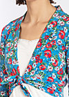 perty wrap, mountain flowers, Knitted Jumpers & Cardigans, Blue