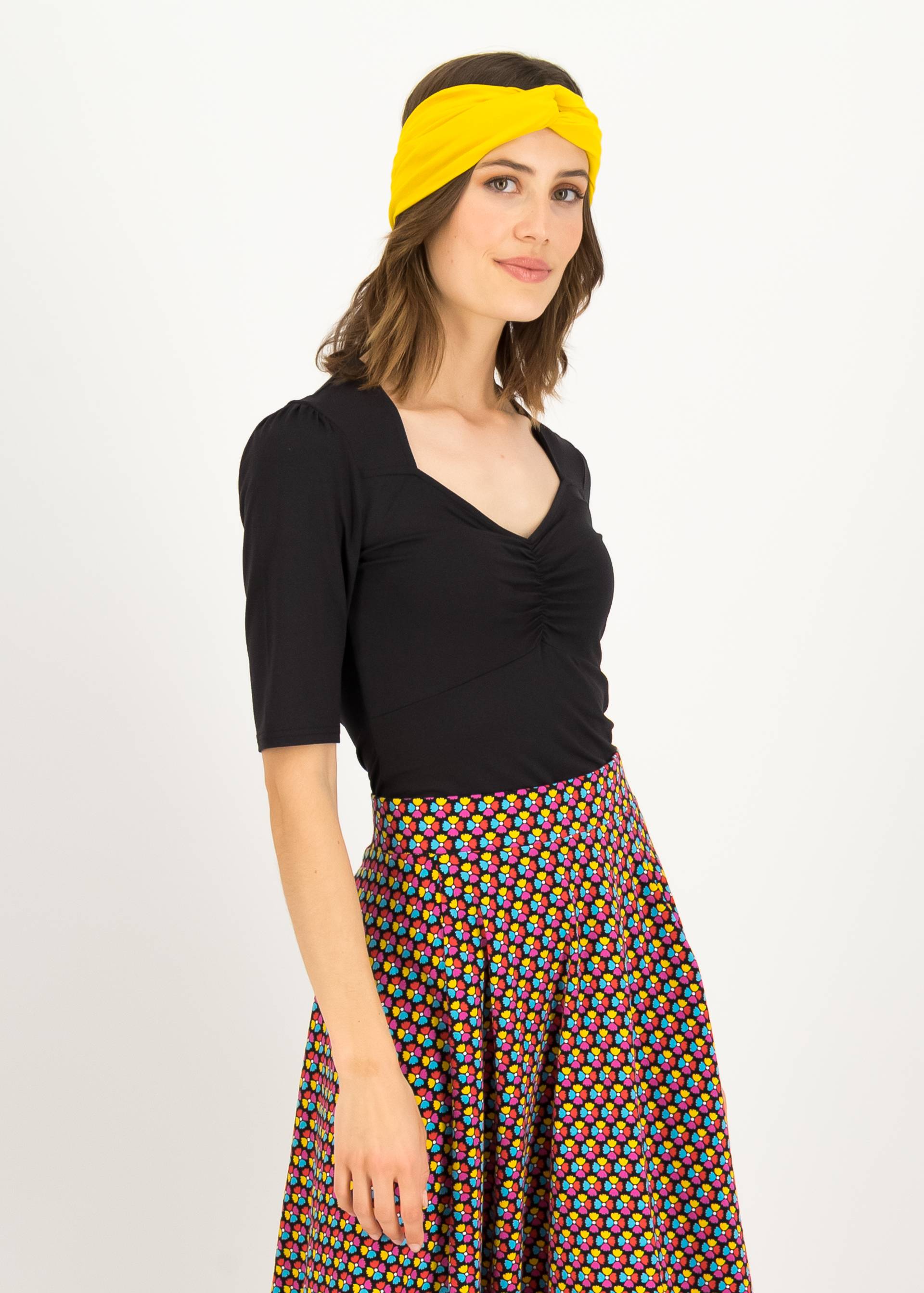 T-Shirt Le Parfum de l'amour, perroquet noir, Tops, Black