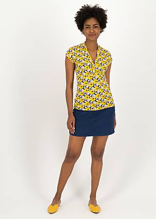 Shirt Mon Cher Cache-Cœur, terrasse fleurie, Shirts, Blau