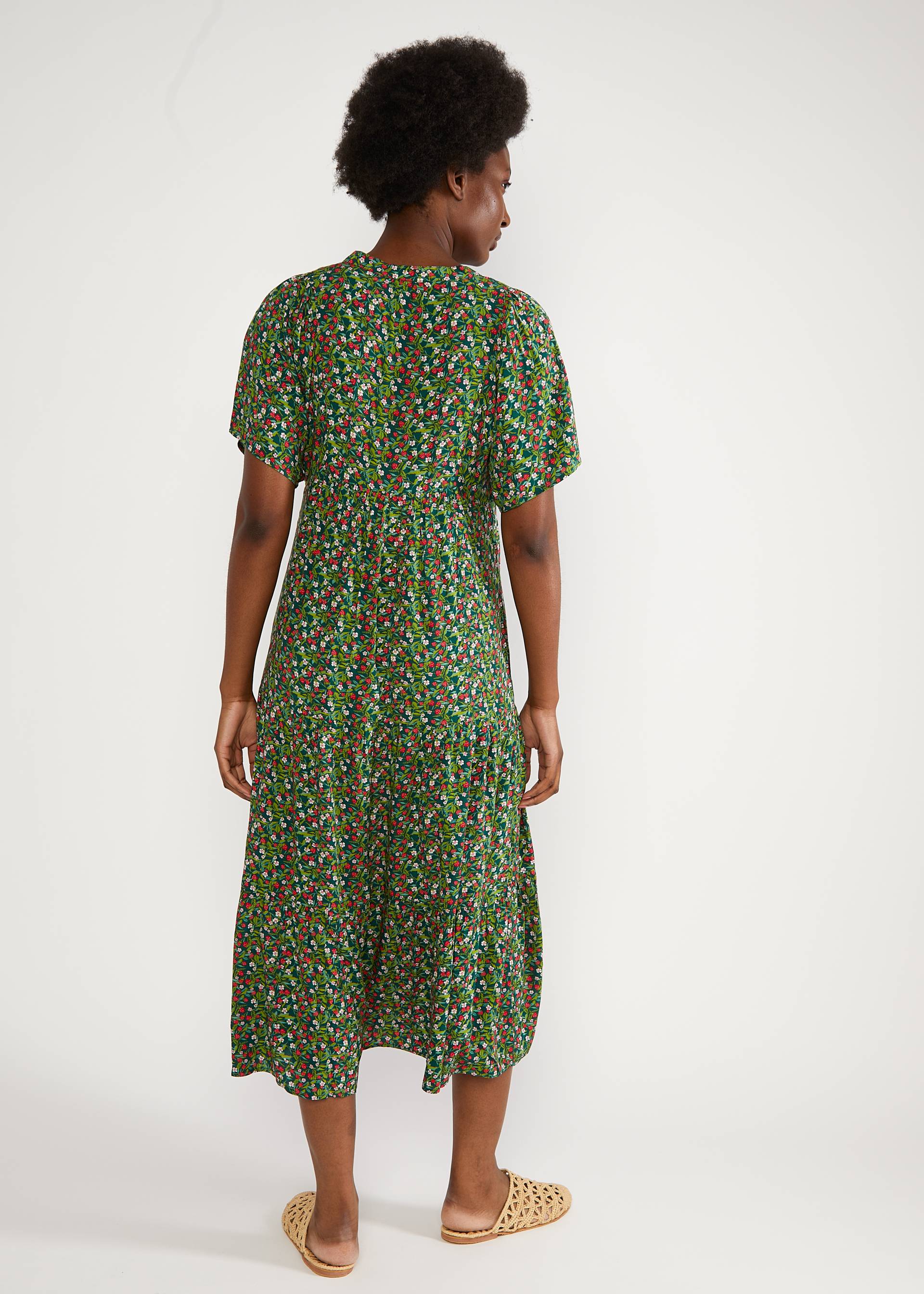 Sommerkleid Saint Tropen, le jardin de grand-m&egrave;re, Kleider, Gr&uuml;n