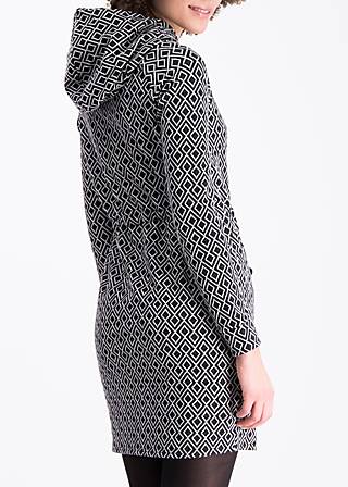 Sweatshirtkleid welcome aboard, night cabin, Kleider, Schwarz