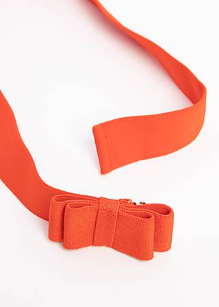 Gürtel Fantastic Elastic Bow, delightful life belt, Accessoires, Orange