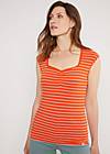Breton shirt Let Romance  Rule, delightful stripes, Tops, Orange