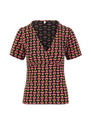 T-Shirt Mon Soleil Cache, tutti frutti rainbow dance, Shirts, Schwarz