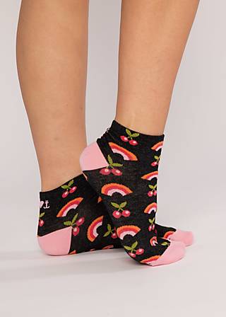 Socken Sensation Steps Snkr, cherry lady, Socken, Schwarz