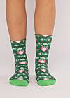 Cotton socks Sensational Steps, cream on top, Socks, Green