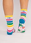 Baumwollsocken Sensational Steps, playful mix and match, Socken, Weiß