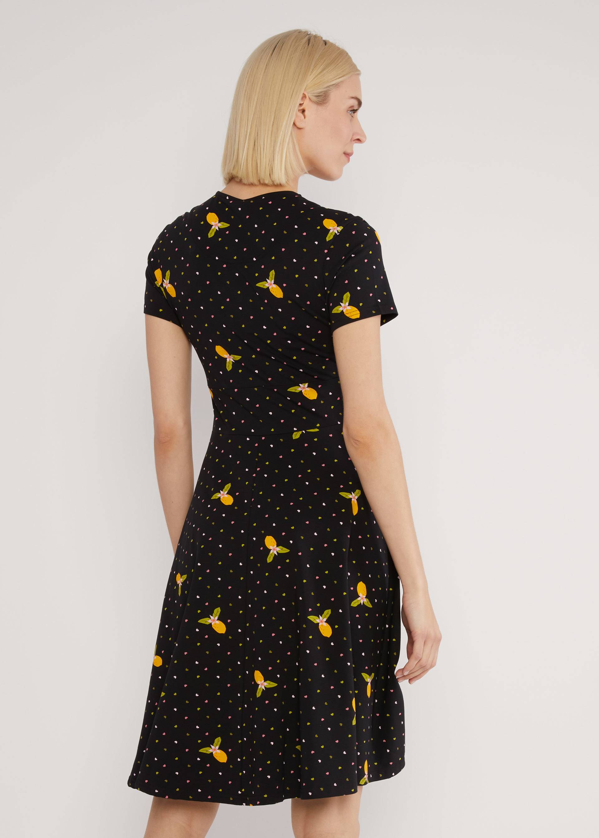 Freizeitkleid Shalala Tralala, when life gives you lemons, Kleider, Schwarz
