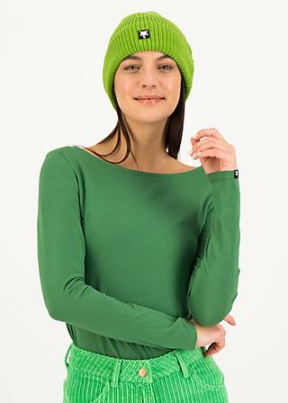 Strickmütze Beanie Queen, lovely frog green knit, Accessoires, Grün