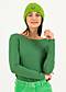 Knitted Hat Beanie Queen, lovely frog green knit, Accessoires, Green