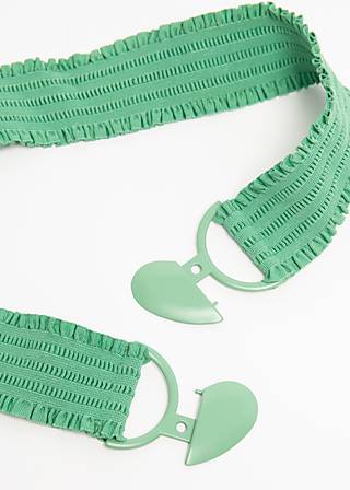 Waist belt Fantastic Elastic Heart, elastic green, Accessoires, Green