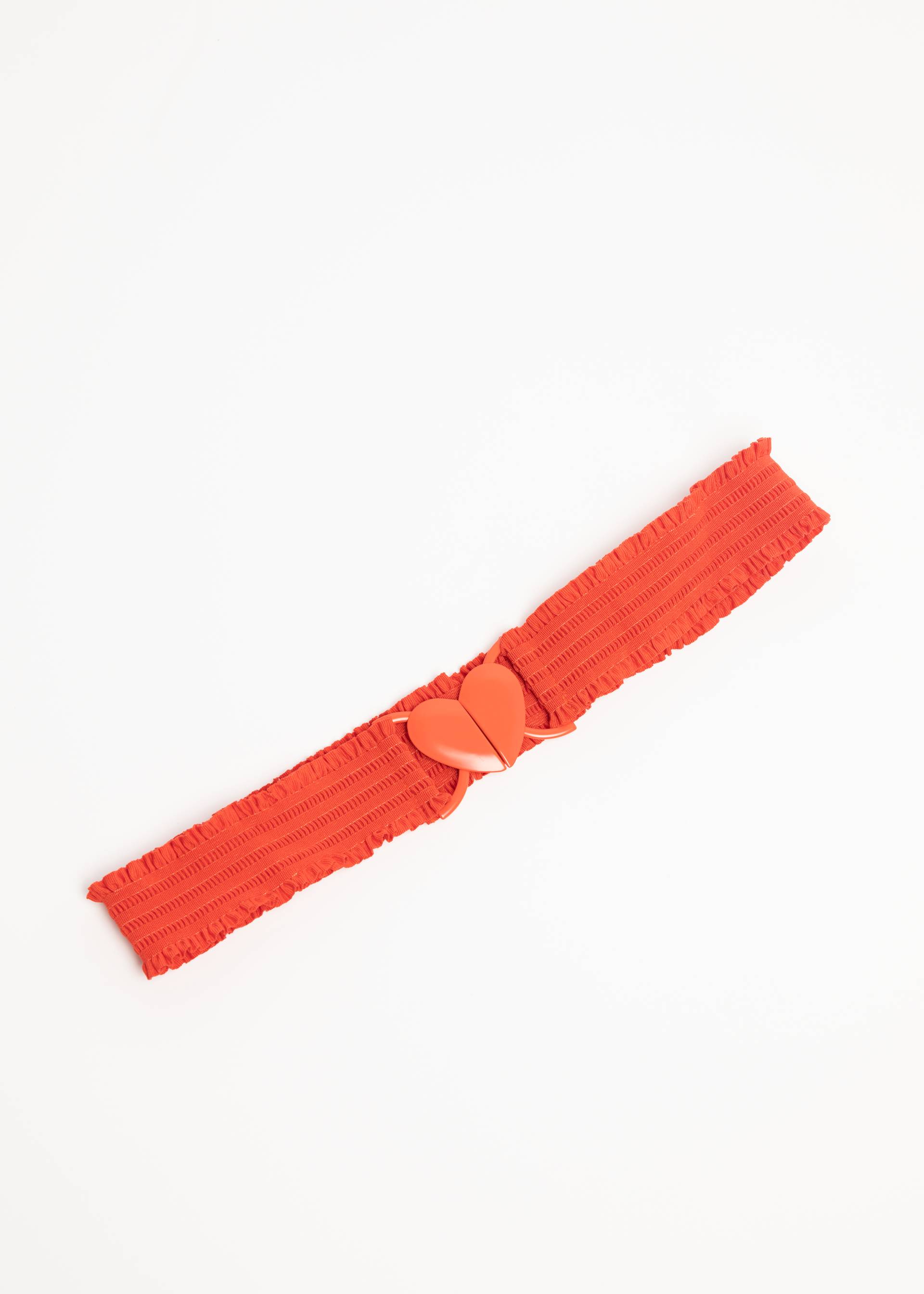 Waist belt Fantastic Elastic Heart, elastic red, Accessoires, Orange