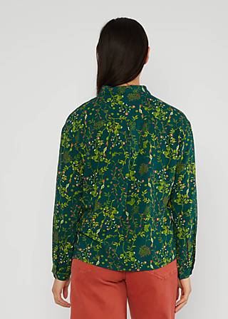 Hemdbluse Kn&ouml;pfchenliebe, tender heart, Blusen & Tuniken, Gr&uuml;n