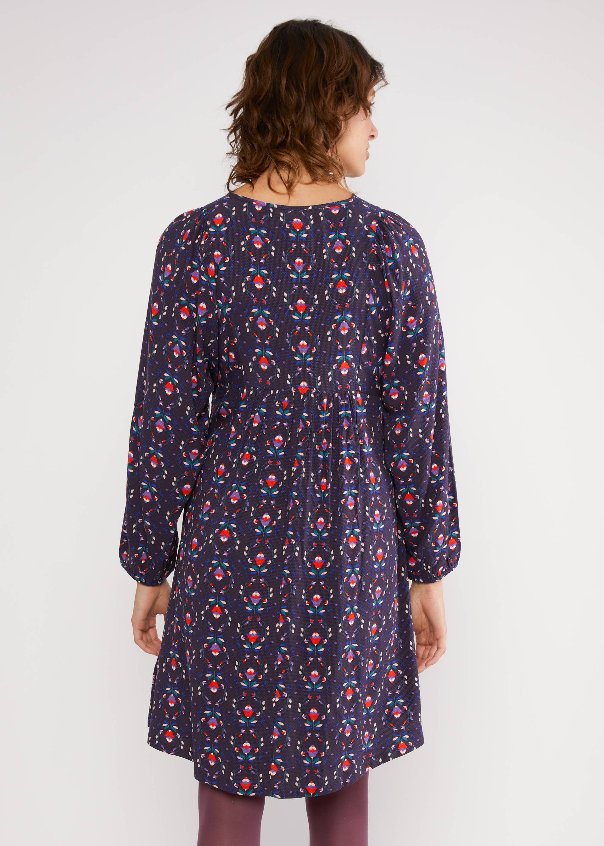 Herbstkleid Saint Tropen Short, braided flower, Kleider, Lila