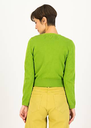 Cardigan Save the World, stunningly green knit, Strickpullover & Cardigans, Grün