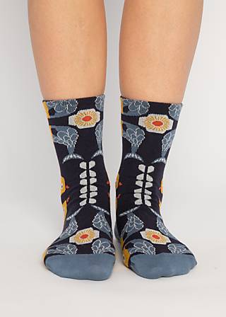 Cotton socks Sensational Steps, romantic fish socks, Socks, Blue