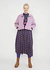 Midi Skirt So Bardot, braided flower, Skirts, Purple