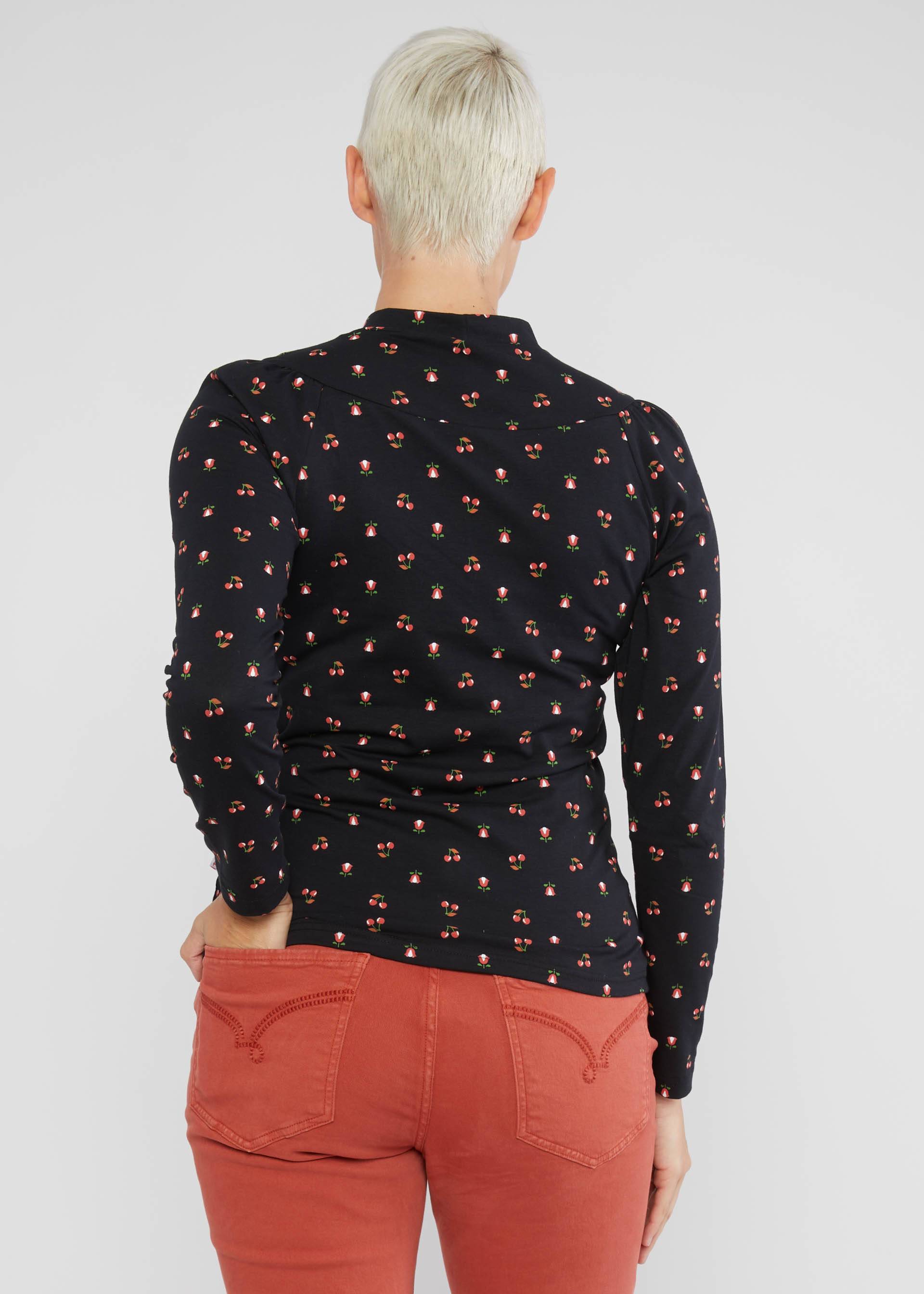 Longsleeve A Spoonful of Sugar, sweet cherry blossom, Shirts, Schwarz