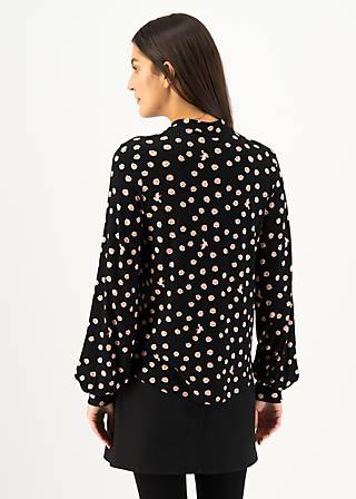Schluppenbluse L'Odelette pour Helma, little dove blossom, Blusen & Tuniken, Schwarz
