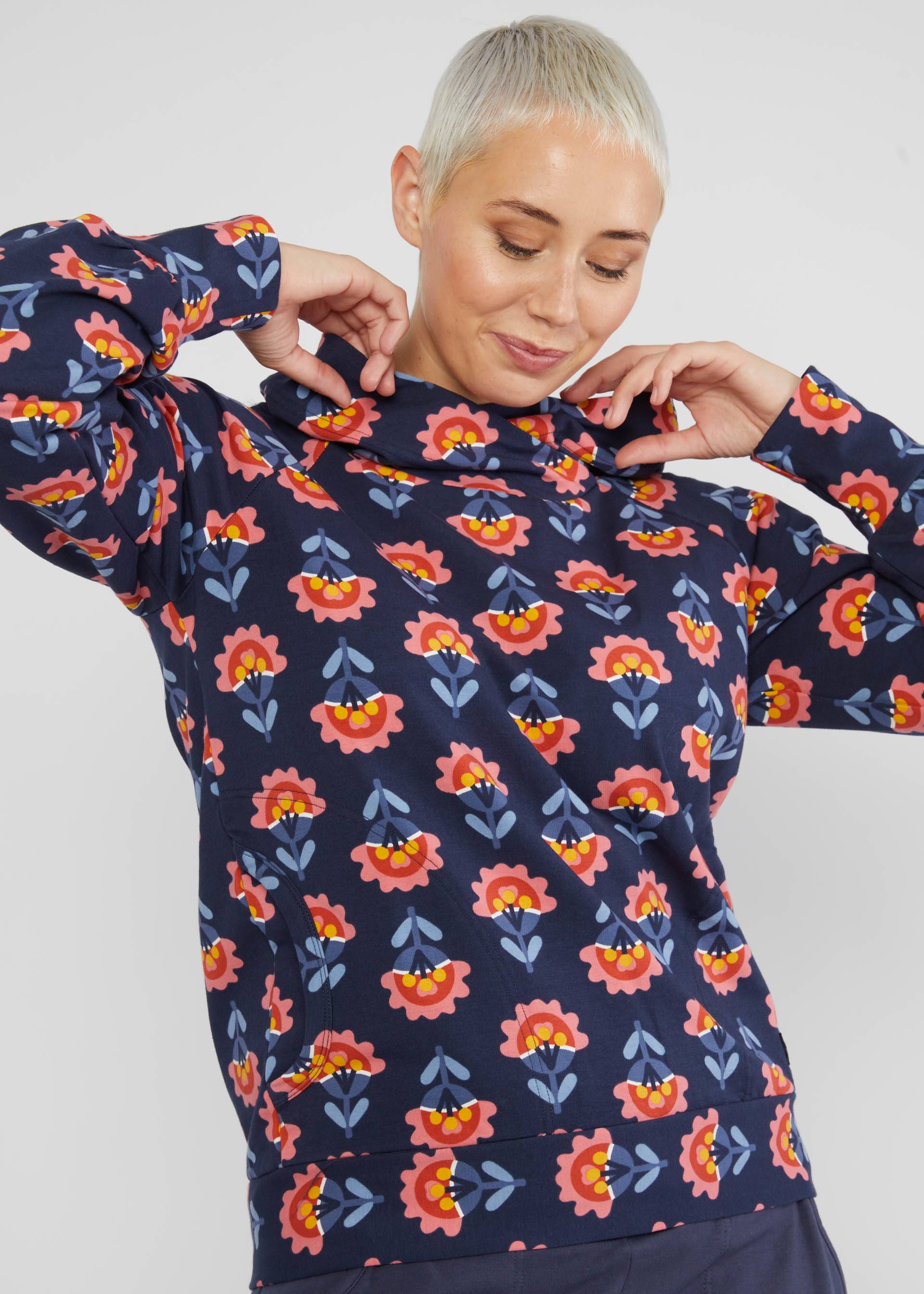 Sweatpullover Oh so Nett Hooded, medal of love, Sweatshirts & Hoodies, Blau