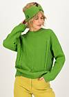 Hair band Knit Knot, winter green, Accessoires, Green