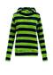 Hoodie Soft Scuba Duba, love to explore stripe, Sweatshirts & Hoodys, Green