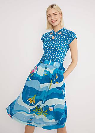 Summer Skirt Everyday Poetry, magical secrets of the sea, Skirts, Blue