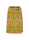 A-Line Skirt daily poetry, joyful harvest, Skirts, Green