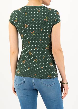 T-Shirt late summer belle, tiny hazelnut, Tops, Black