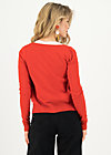 Cardigan save the brave, suited in red, Knitted Jumpers & Cardigans, Red