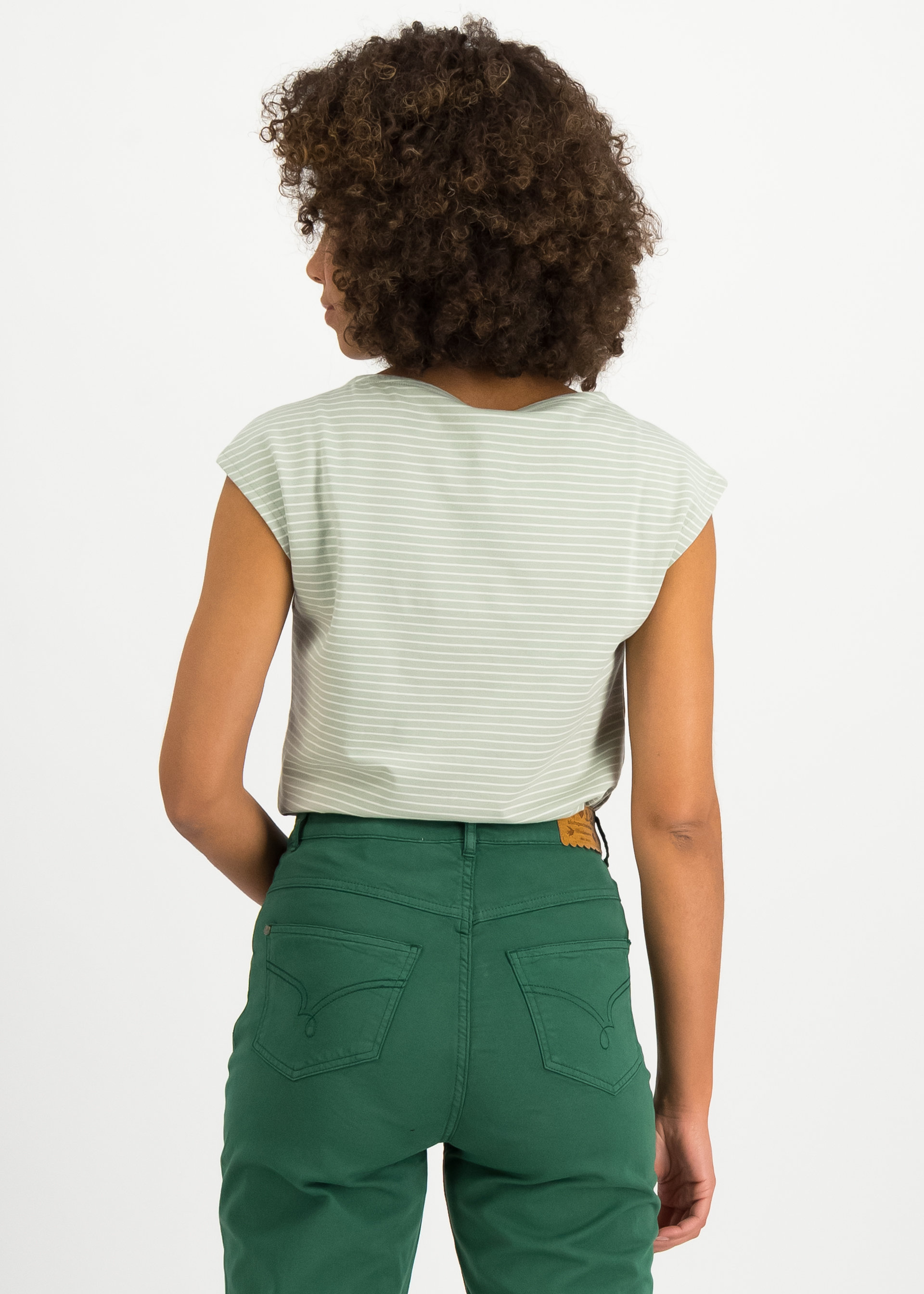 Top Boxy Babe, abbey stripes, Shirts, Gr&uuml;n