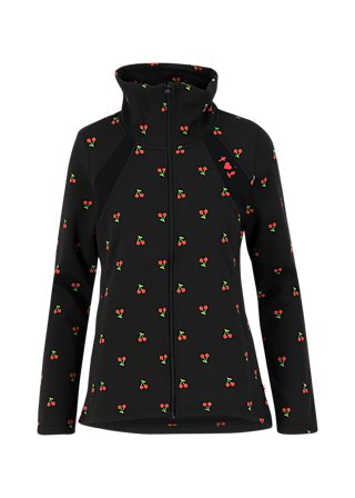 Fleece Jacket cosyshell turtle, cherry on top, Jackets & Coats, Black