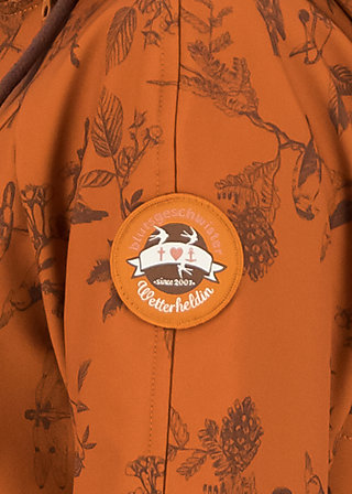 Softshelljacke swallowtail promenade, whimsical wisdom, Jacken & M&auml;ntel, Braun