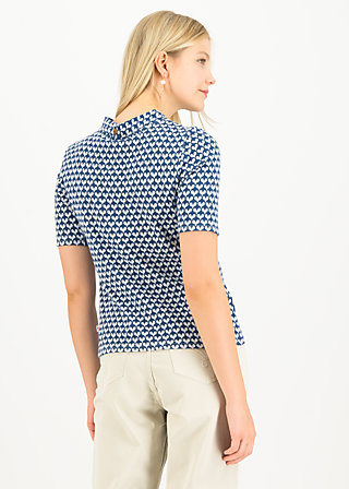 Shirt Tiny Sixties Crew, sweet blue hearts, Shirts, Blau